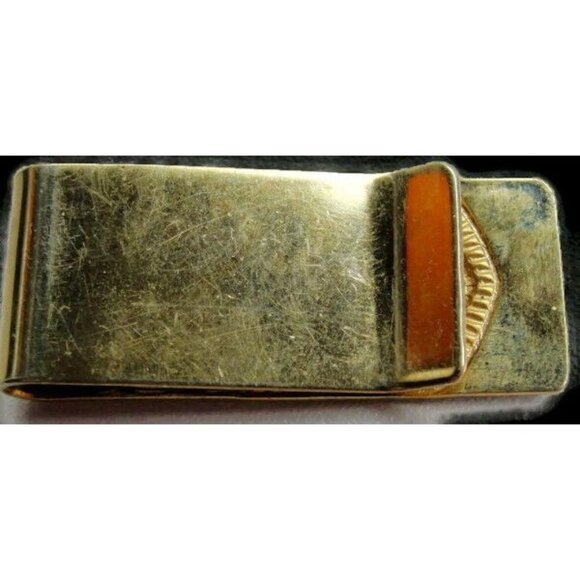 Arizona Vintage Money Clip Gold Tone Detailed Money Holding Cash Credit Card ID - Picture 3 of 5
